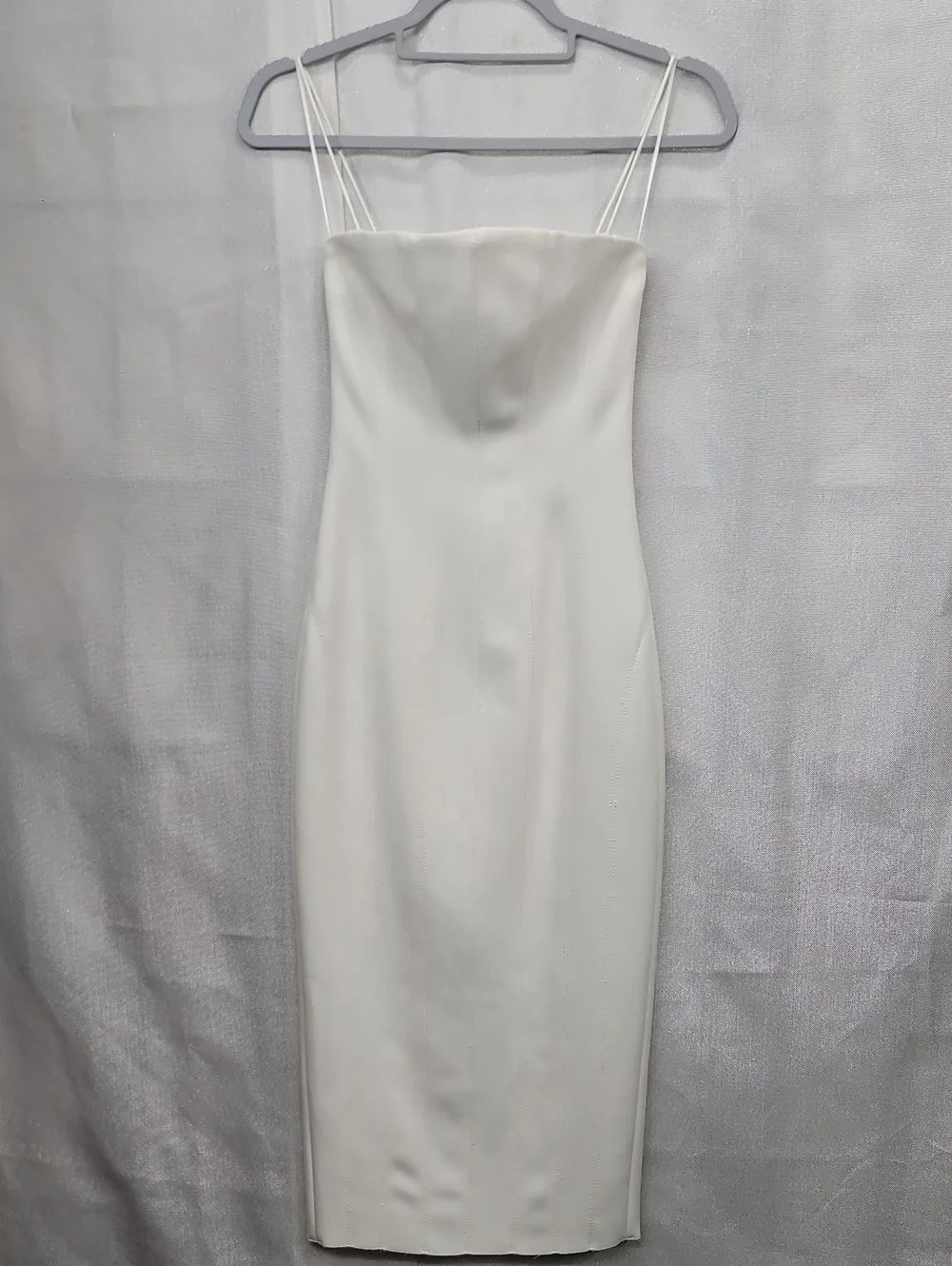 Misha Irisa Midi Dress In Ivory Size 0
